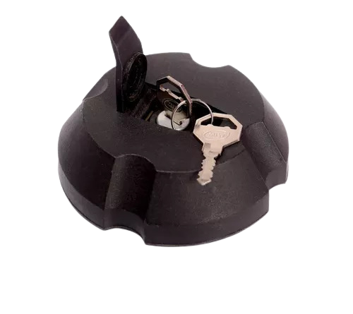 Trava Trell Antifurto De Diesel Encaixe Baioneta 2" (Baioneta Pequena) Com Tampa Plástica Com Chave - Imagem 7