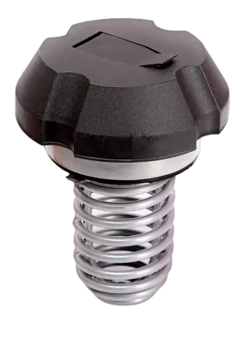 Trava Trell Antifurto De Diesel Encaixe Baioneta 2" (Baioneta Pequena) Com Tampa Plástica Com Chave - Imagem 3