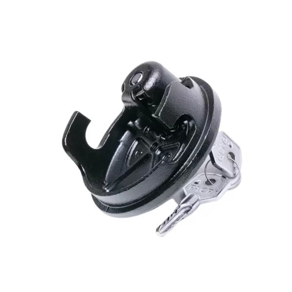 Trava De Roda Universal Antifurto - Proteção Para Pneus De SUV, Trailers, Barcos | Inclui 3 Chaves (Vermelho-Amarelo)